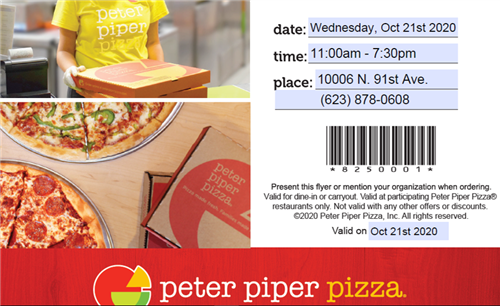 Peter Piper Pizza Event Scan 